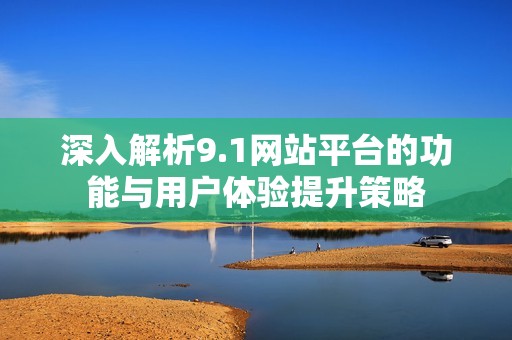深入解析9.1网站平台的功能与用户体验提升策略