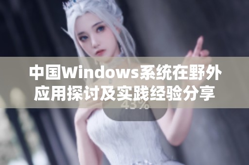 中国Windows系统在野外应用探讨及实践经验分享