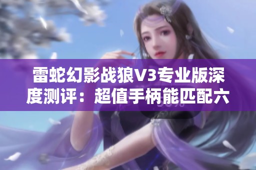 雷蛇幻影战狼V3专业版深度测评：超值手柄能匹配六只黑猴的实力
