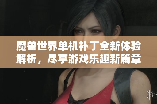 魔兽世界单机补丁全新体验解析，尽享游戏乐趣新篇章