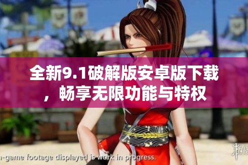 全新9.1破解版安卓版下载，畅享无限功能与特权