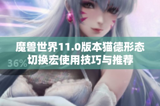 魔兽世界11.0版本猫德形态切换宏使用技巧与推荐