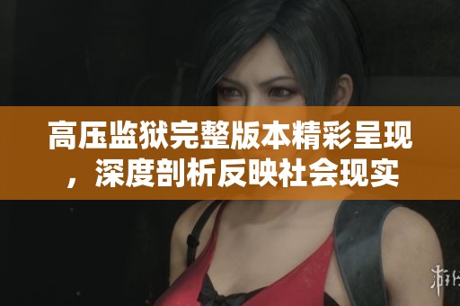 高压监狱完整版本精彩呈现，深度剖析反映社会现实