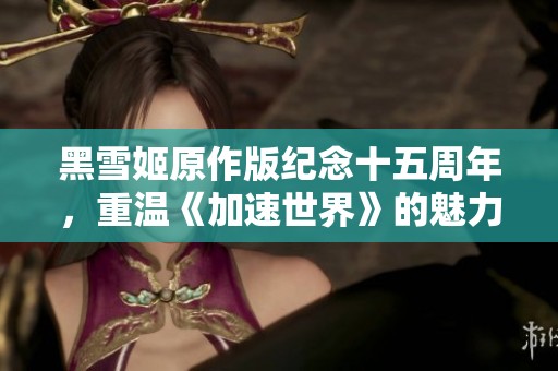 黑雪姬原作版纪念十五周年，重温《加速世界》的魅力与情感