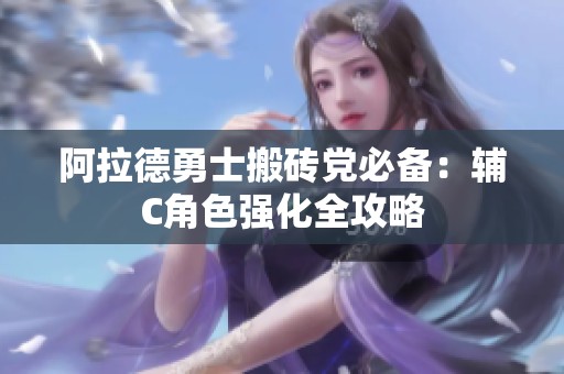 阿拉德勇士搬砖党必备：辅C角色强化全攻略