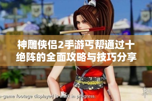 神雕侠侣2手游丐帮通过十绝阵的全面攻略与技巧分享