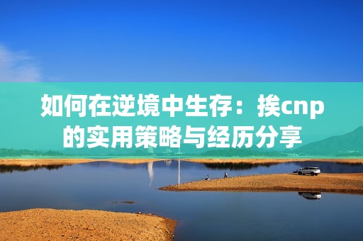 如何在逆境中生存：挨cnp的实用策略与经历分享