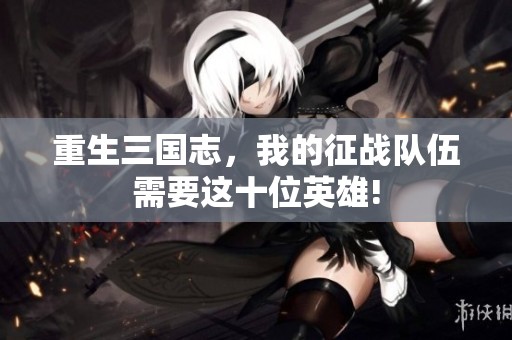 重生三国志，我的征战队伍需要这十位英雄!