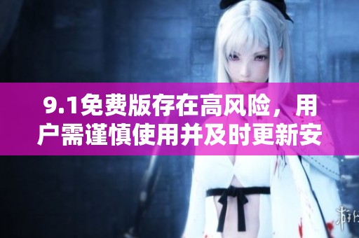 9.1免费版存在高风险，用户需谨慎使用并及时更新安全措施