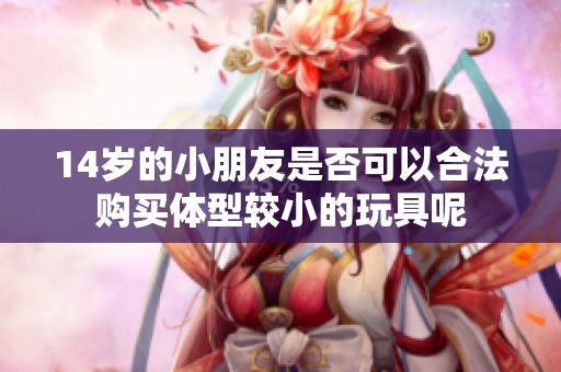 14岁的小朋友是否可以合法购买体型较小的玩具呢