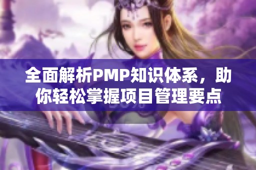 全面解析PMP知识体系，助你轻松掌握项目管理要点