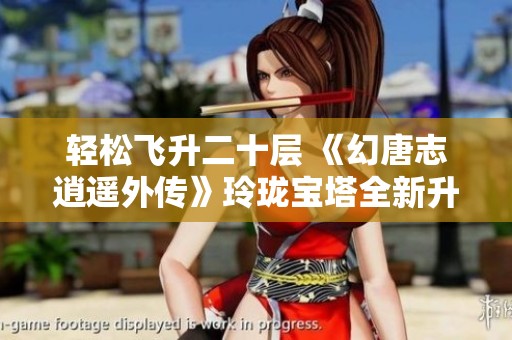 轻松飞升二十层 《幻唐志逍遥外传》玲珑宝塔全新升级攻略
