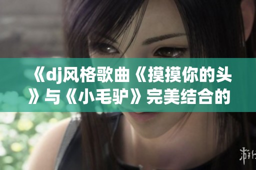 《dj风格歌曲《摸摸你的头》与《小毛驴》完美结合的欢乐体验》