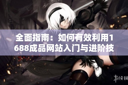 全面指南：如何有效利用1688成品网站入门与进阶技巧