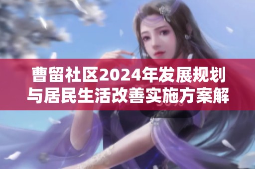 曹留社区2024年发展规划与居民生活改善实施方案解读