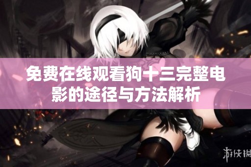 免费在线观看狗十三完整电影的途径与方法解析