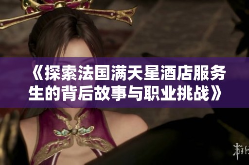《探索法国满天星酒店服务生的背后故事与职业挑战》