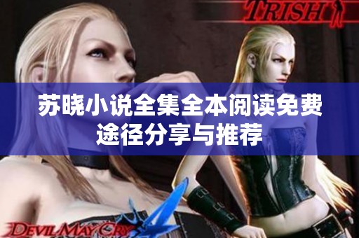 苏晓小说全集全本阅读免费途径分享与推荐