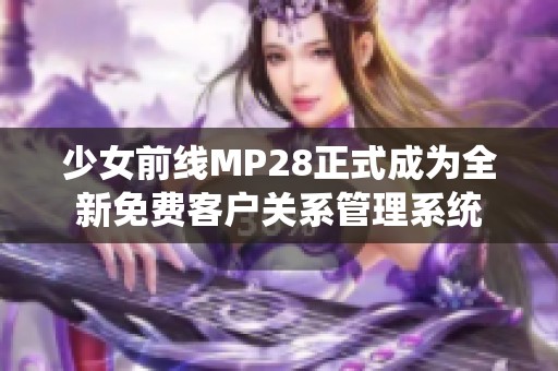 少女前线MP28正式成为全新免费客户关系管理系统