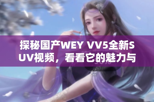 探秘国产WEY VV5全新SUV视频，看看它的魅力与性能表现！