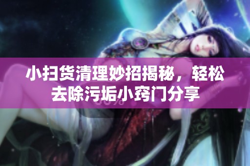 小扫货清理妙招揭秘，轻松去除污垢小窍门分享