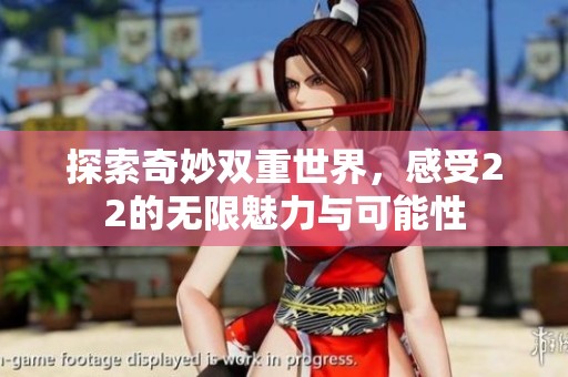 探索奇妙双重世界，感受22的无限魅力与可能性