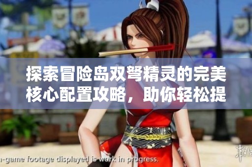 探索冒险岛双弩精灵的完美核心配置攻略，助你轻松提升游戏体验