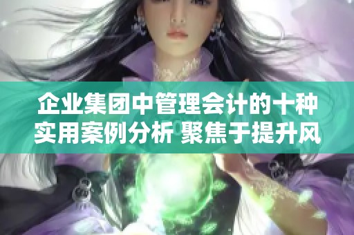 企业集团中管理会计的十种实用案例分析 聚焦于提升风险管控能力