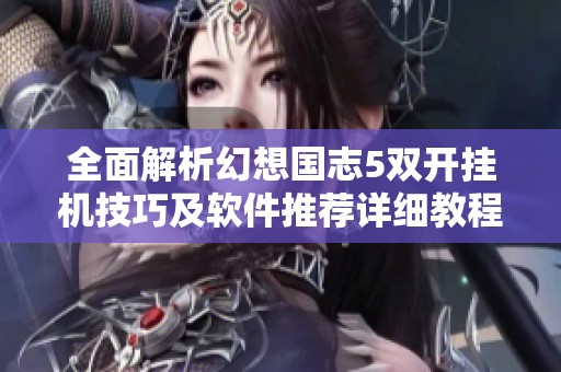 全面解析幻想国志5双开挂机技巧及软件推荐详细教程