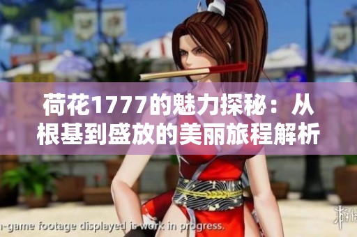 荷花1777的魅力探秘：从根基到盛放的美丽旅程解析