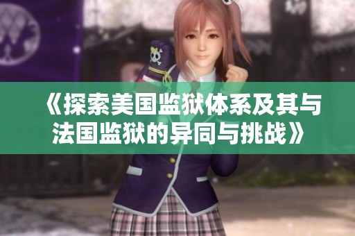《探索美国监狱体系及其与法国监狱的异同与挑战》