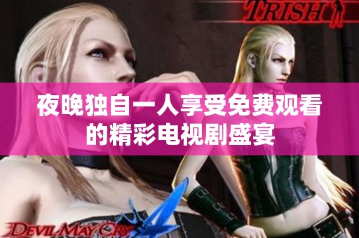 夜晚独自一人享受免费观看的精彩电视剧盛宴
