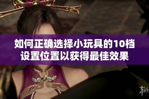 如何正确选择小玩具的10档设置位置以获得最佳效果