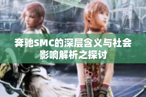 奔驰SMC的深层含义与社会影响解析之探讨
