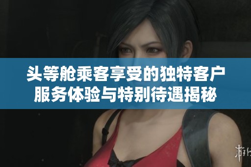 头等舱乘客享受的独特客户服务体验与特别待遇揭秘