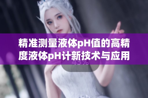 精准测量液体pH值的高精度液体pH计新技术与应用分析