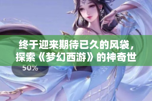 终于迎来期待已久的风袋，探索《梦幻西游》的神奇世界