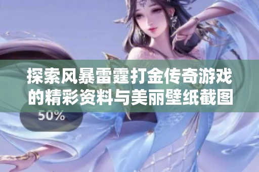 探索风暴雷霆打金传奇游戏的精彩资料与美丽壁纸截图