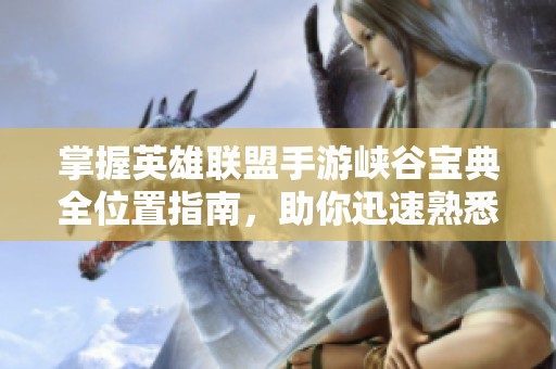 掌握英雄联盟手游峡谷宝典全位置指南，助你迅速熟悉游戏地图