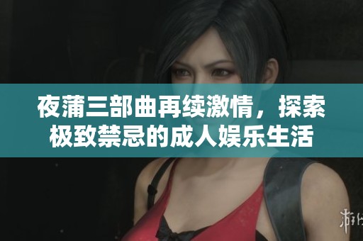 夜蒲三部曲再续激情，探索极致禁忌的成人娱乐生活