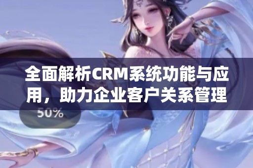 全面解析CRM系统功能与应用，助力企业客户关系管理提升效率