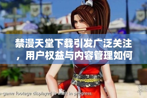 禁漫天堂下载引发广泛关注，用户权益与内容管理如何平衡