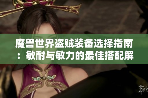 魔兽世界盗贼装备选择指南：敏耐与敏力的最佳搭配解析