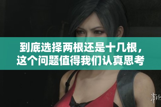 到底选择两根还是十几根，这个问题值得我们认真思考和分析