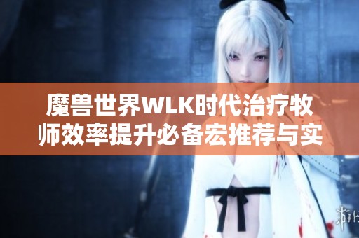 魔兽世界WLK时代治疗牧师效率提升必备宏推荐与实用技巧分享