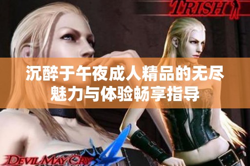 沉醉于午夜成人精品的无尽魅力与体验畅享指导