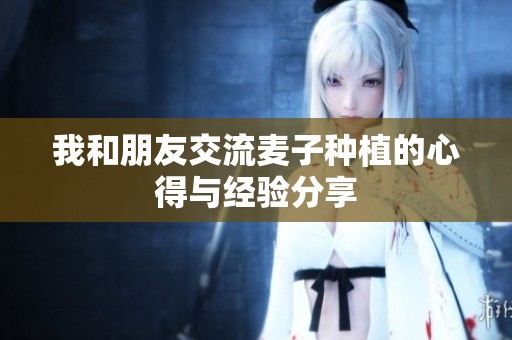 我和朋友交流麦子种植的心得与经验分享