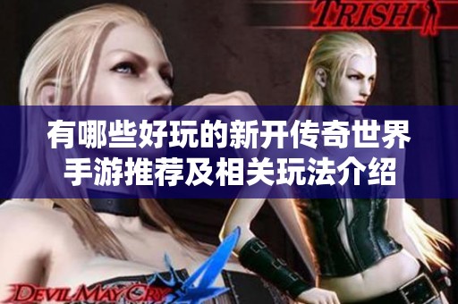 有哪些好玩的新开传奇世界手游推荐及相关玩法介绍