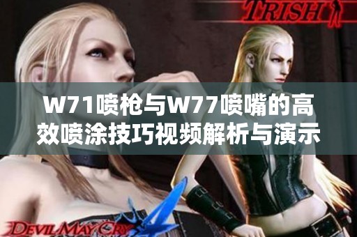 W71喷枪与W77喷嘴的高效喷涂技巧视频解析与演示