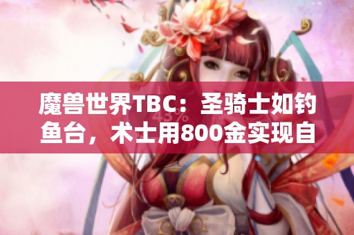 魔兽世界TBC：圣骑士如钓鱼台，术士用800金实现自救